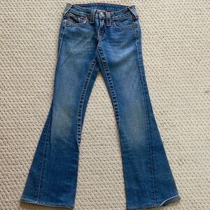 True Religion Dark Blue Flare Jeans